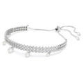 [high version] double row diamond pearl tassel bracelet