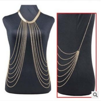 Huailang manufacturers European and American foreign trade body chain bikini tassel body chain necklace