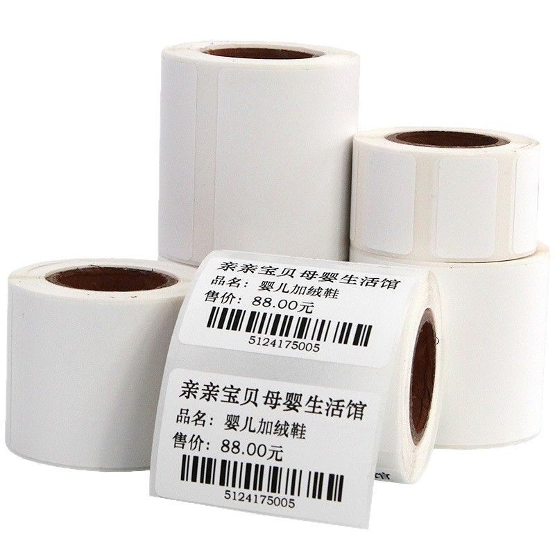 Thermal label paper 50*30 20 40 60 portable small roll B3S fine minister barcode printer B21 adhesive sticker