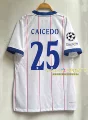 2627 chelsea away custom #25 player jersey + champions league armband