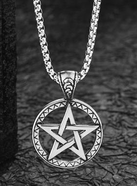 轻奢潮流男士颈链情侣吊坠