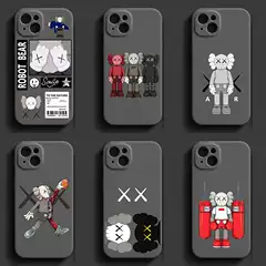 Trendy K Bear Iphone17 Apple 16/14/13/15Promax Mobile Phone Case 11 Silicone 12 Matte Xs7/8P