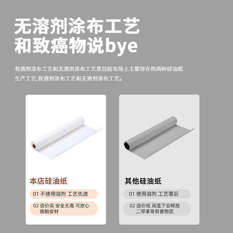 Special Paper Silicone Oil Paper Pad Food Grade Non-Stick Baking Barbecue Box Oil Paper Anti-Stick Grease-Proof Paper Air Fryer Cross-Border