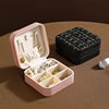 Factory in stock wholesale simple storage travel portable jewelry storage box earring ring ring small jewelry box