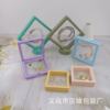 Color pe film suspension box display ring earrings bracelet necklace brooch jewelry storage gift packaging