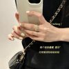 HEFANG where XS chain ring stacked wear light luxury elegant temperament fashion high-grade sense pair ring tail ring ring female