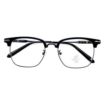 Transparent Half-Frame Tr90 Optical Frames for Men, Xiaohongshu Retro Glasses Wholesale 00251 Anti-Blue Light for Men