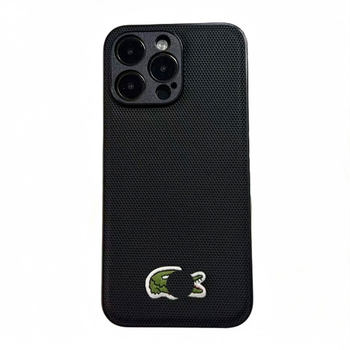 Suitable for Iphone16Promax Classy Cloth Texture Apple 17Pro Mobile Phone Case 14/13 Crocodile 15 Light and Non-Slip