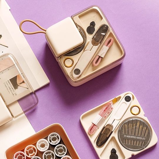 Light Luxury Sewing Bag Storage Box Household Sewing Box High-end Portable Multifunctional Practical Hand Sewing Needle Sewing Tools
