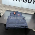 Navy blue red label vest