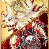Художественная модель Meow City Holy Wing Angel Queen Металлическая 3D трехмерная сборка Ручной работы DIY Модель игрушки для украшения вышивкой