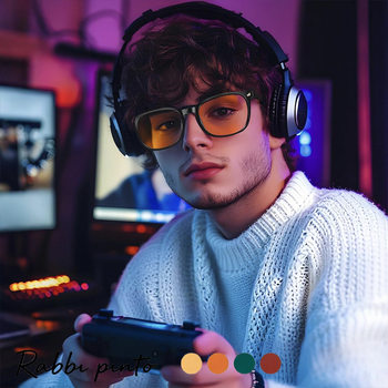 Sleep Lenses, Anti-Blue Light Glasses, Anti-Radiation, Anti-Ultraviolet Frames, Improve Sleep, Orange-Red Glasses