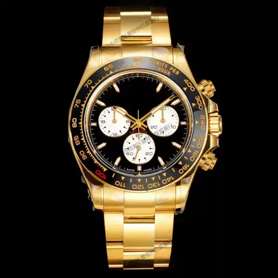 Tw4132 Rolex Daytona Series Multifunctional Chronograph Diamond-Studded Three-Eye Steel Band Mechanical Men's Watch with Luminous Feature