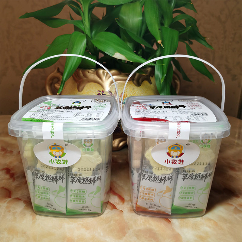 Xiaomuwa Prairie Milk Bars, Inner Mongolia Specialty Snacks, Milk Tablets, 20-Pack Tub, Dairy Products