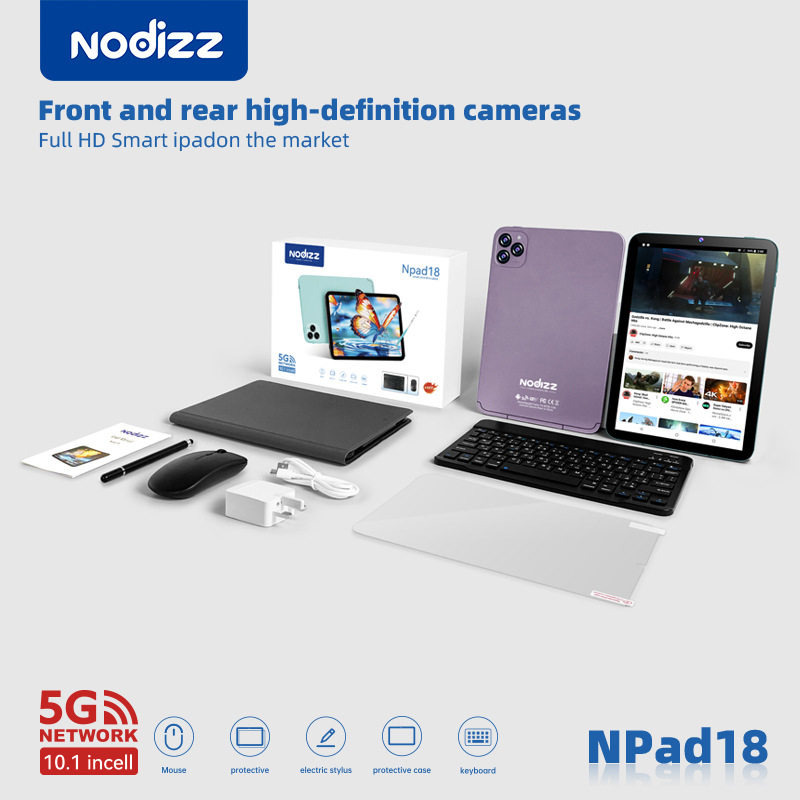 跨境热销10.1寸安卓平板电脑高清 IPS全面屏幕wifi+SIM通话Npad18