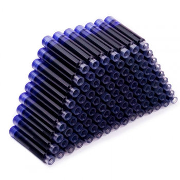 Universal Fountain Pen Ink Cartridge 3.4mm Long 50m for Elementary Students, Ink Blue, Black, Blue, Erasable Blue, Universal Independent Station Wholesale