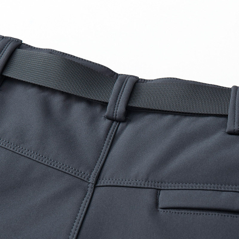 2025 Autumn and Winter New Men's and Women's Casual Fleece-Lined Thickeneded Windproof and Waterproof Outdoor Mountaineering Soft Shell Pants