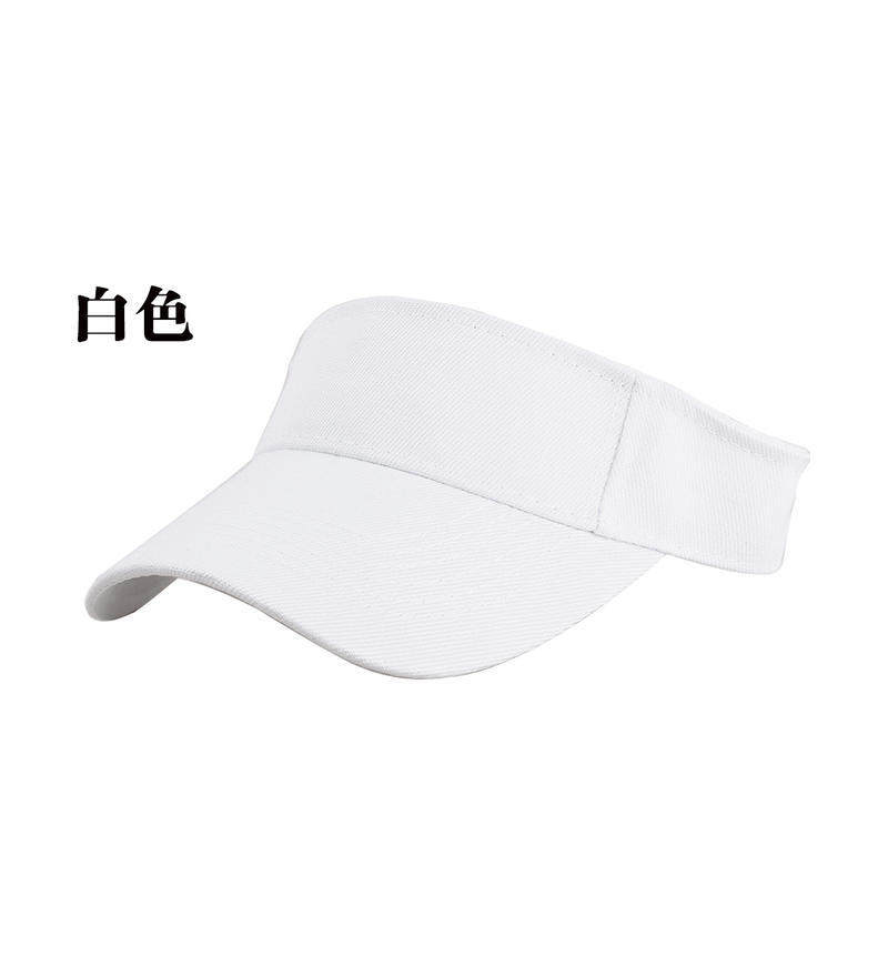 纯棉空顶帽印logo无顶帽印字遮阳帽旅游户外运动活动志愿者亲子帽