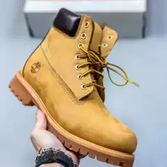 Putian toe layer Tianbolun outdoor sports men's and women's shoes are waterproof and cannot be kicked, classic high top yellow boots Martin boots