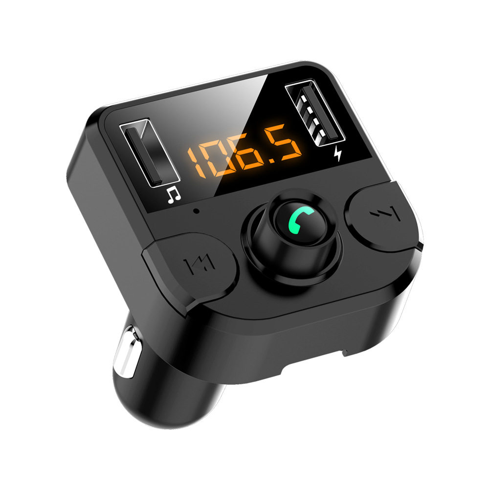 Car MP3 Car Bluetooth Player FM Transmitter Bluetooth Adapter Car Hands-Free Call Mobile Phone Charging