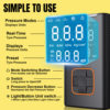 Car Air Pump 19 Cylinder 4000Mah Car Tire Air Pump Digital Display Portable Car Tire Air Pump