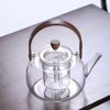 Cross-Border Herbal Tea Kettle, Glass Health Pot, Bamboo Handle Kettle, Glass Teapot, Electric Ceramic Stove, Tea Kettle