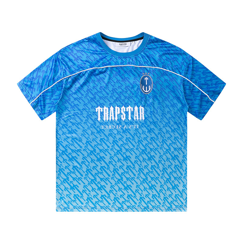 Trapstar Monogram Football Jersey Gradient Sports Short Sleeve Unisex Wholesale