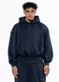 Black sweatshirt suit
