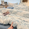 Class a High Weight Carved Milk Velvet Four-Piece Set Thickeneded Winter Coral Velvet Flannel Quilt Cover Bed Sheet Bedding