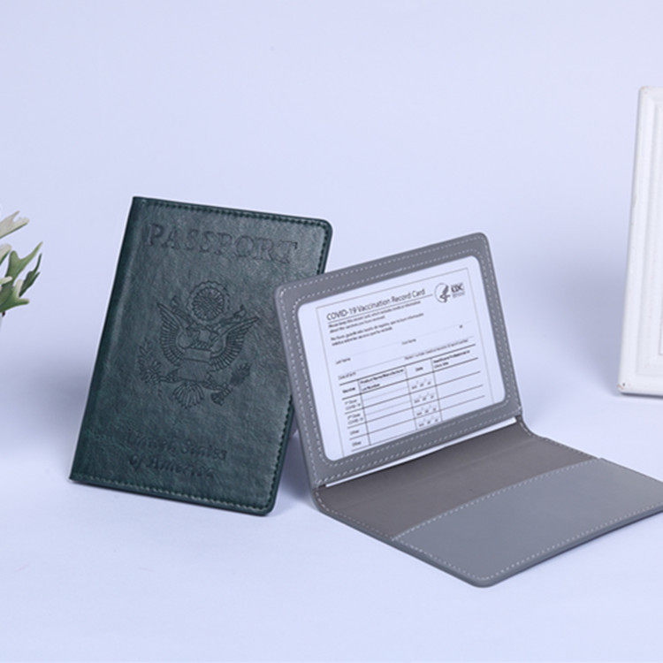 in stock Free Shipping US Passport Cover Multifunctional Passport Bag Passport Card Cover Integrated Storage Leather passport