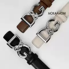 New Letter 2.5cm Thin Belt for Women, Simple, Fashionable and Sweet Women's Belt Manufacturer Wholesale