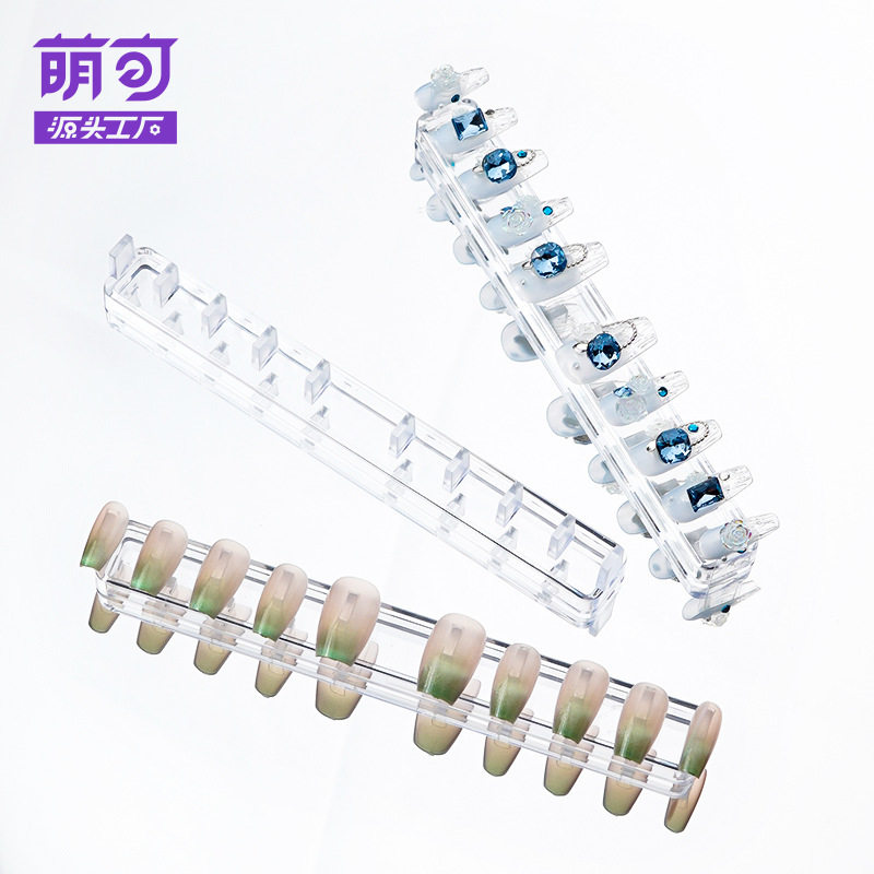 Display Nail Art Practice Base Finger Bracket A Holder A Pieces Sticker Color Card Wearing A Special A Holder Accessories Tools