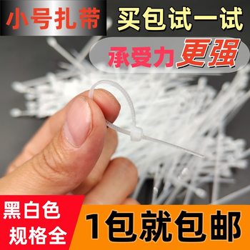 Factory wholesale [small size cable tie] Mini small size self-locking cable tie bundle cable tie small cable tie