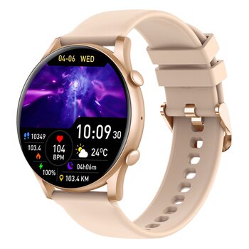 Cross-border SR08 smart ring with display touch page turning ring heart rate blood oxygen sleep ring step counting movement