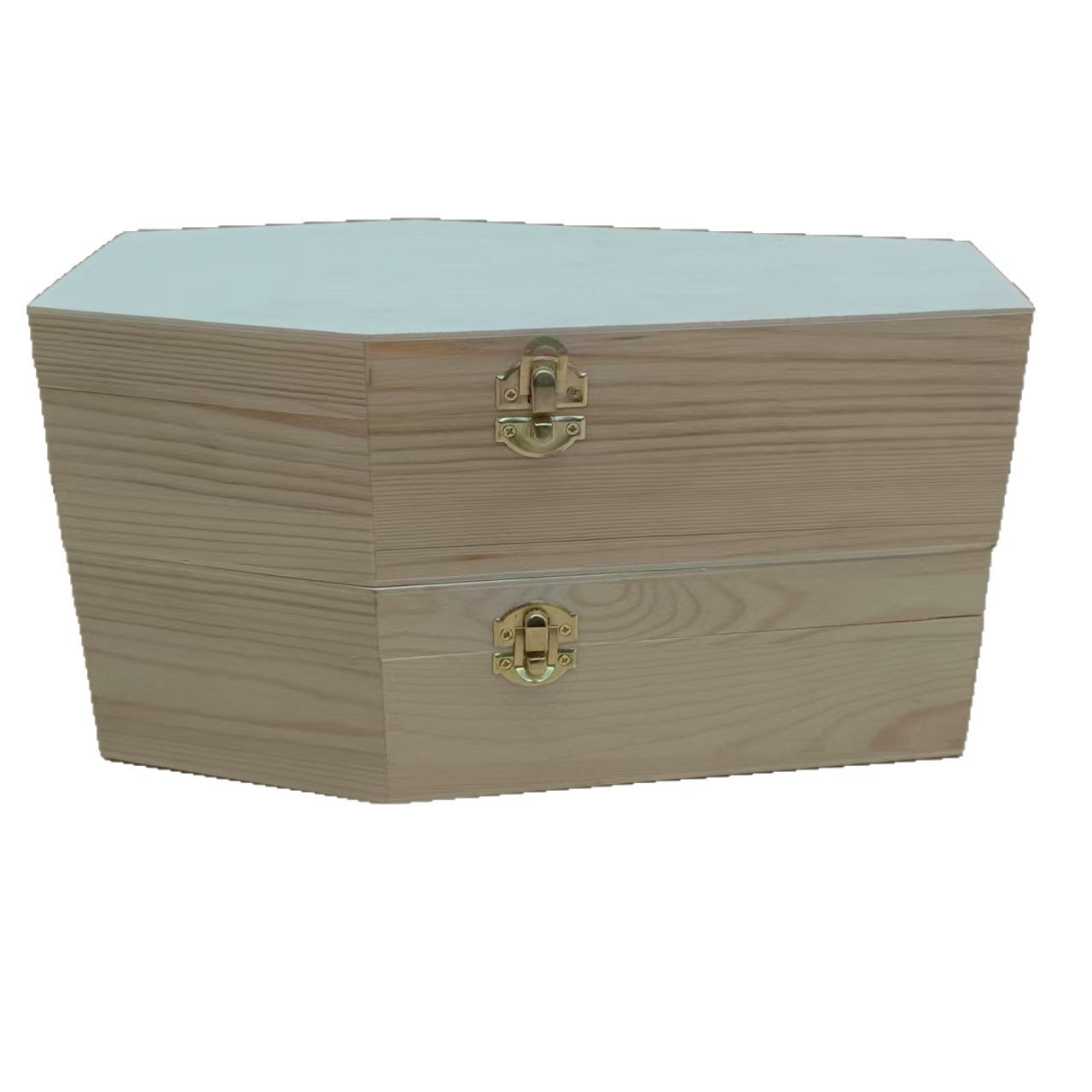 大号木制宠物狗棺材木质骨灰盒DIY亚马逊爆款糖果盒手上收纳