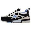 Donkey leaves - black and blue mesh