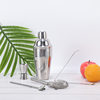 304 Stainless Steel Cocktail Shaker Set Five-Piece Set Cocktail Glass Bar Tools Shaker Barware Custom-Made