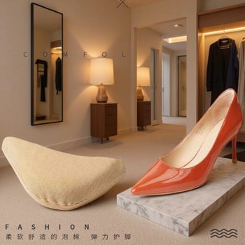 Self-produced toe cap cloth half-size pad deodorant breathable sweat-absorbent high-heel insole anti-pain foot anti-heel pad