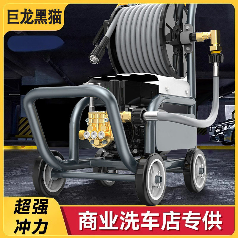 Julong Black Cat High Pressure Car Washer 220V Household Water Portable Cleaning High Power Booster Water Pump