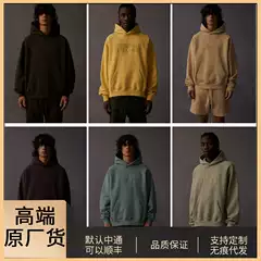 Cross-Border European and American Authentic Essentials Trendy Brand Thin Fleece Sweatshirt Men's Hoodie Popular Style