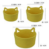 Cat Ears Desktop Storage Basket Hand-woven Cartoon Storage Basket Living Room Key Cotton Rope Storage Basket Storage Basket