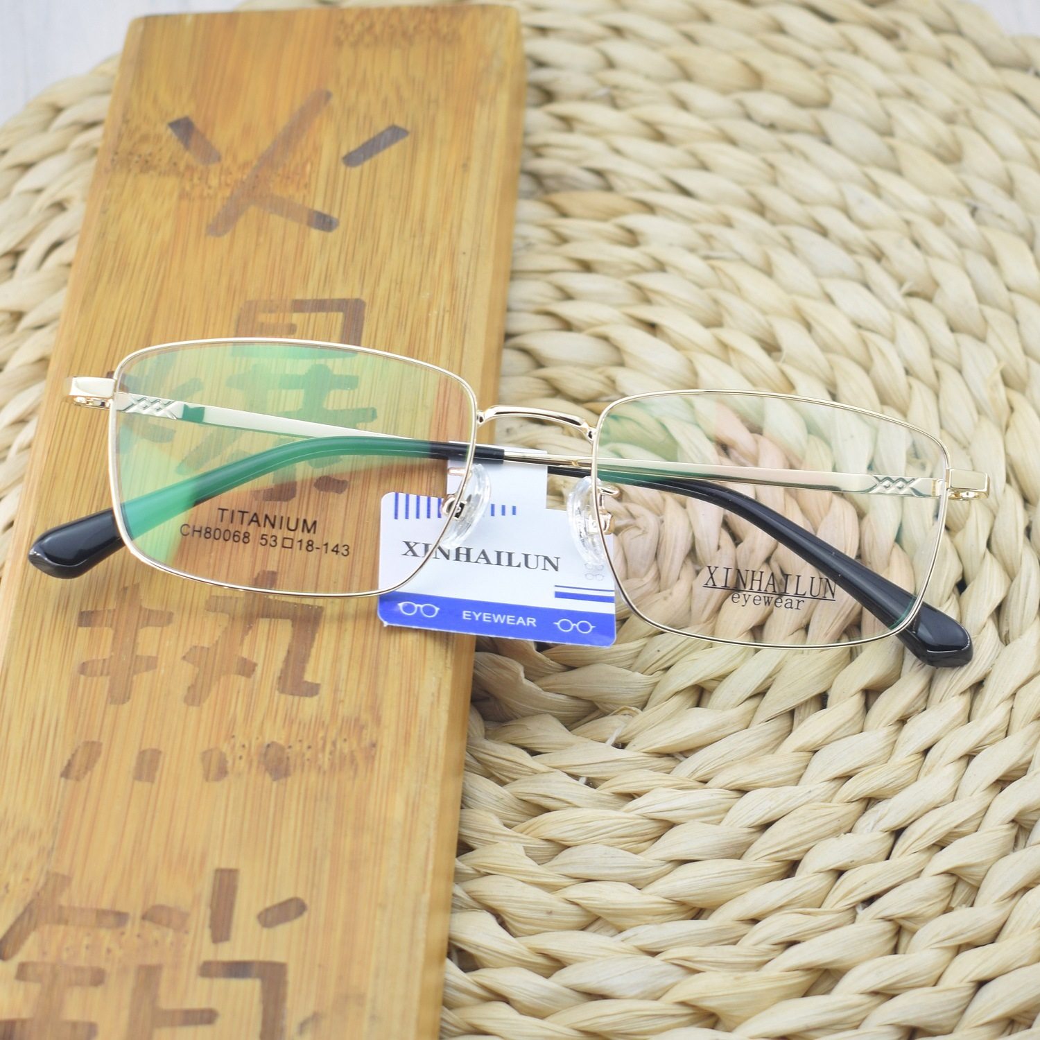 New myopia glasses frame men's business glasses full frame metal glasses frame silver black men's glasses square glasses frame