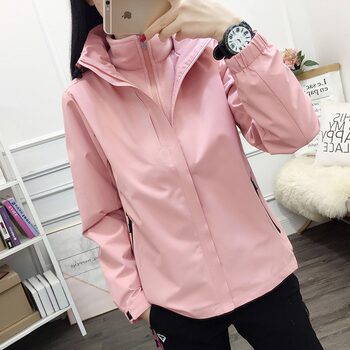 New Autumn and Winter Rush Clothes Women's Three-in-One Detachable Velvet Thickened Windproof Waterproof Warm Jacket Men's Outdoor