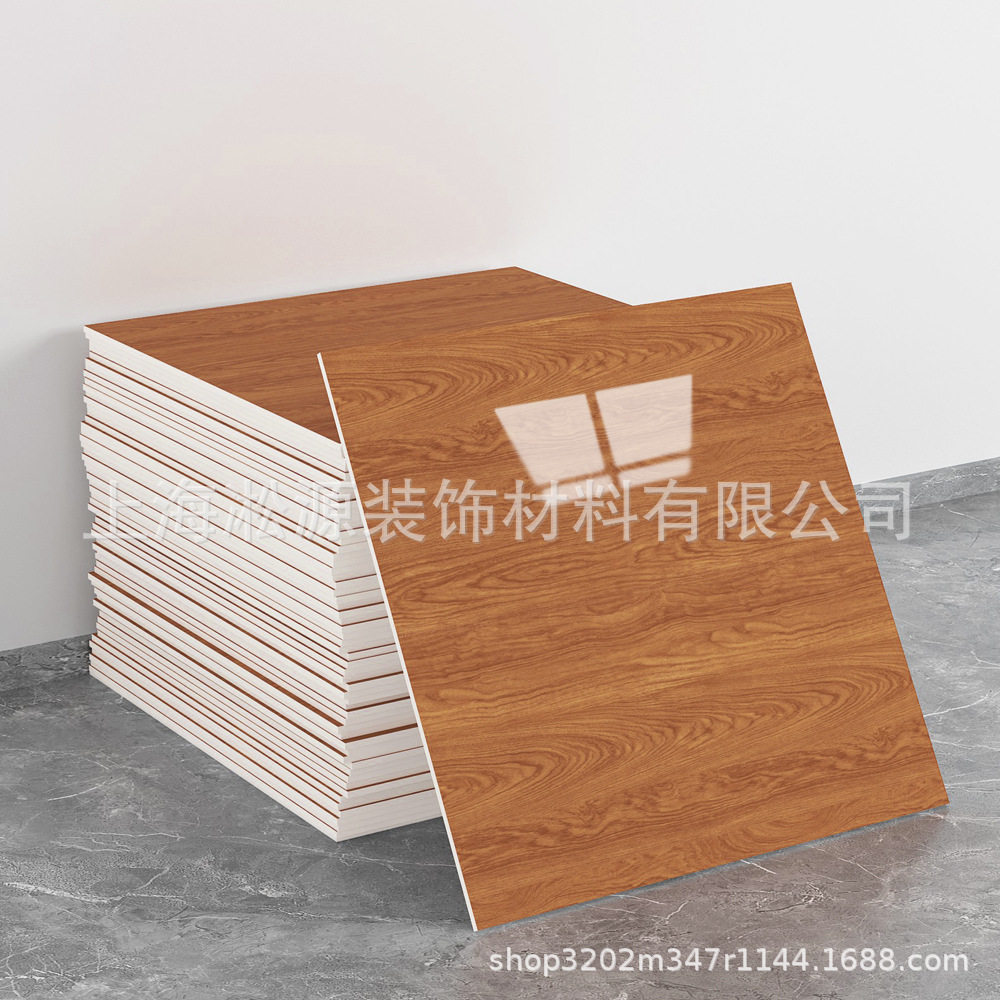 外贸跨境热销大理石仿瓷砖墙贴自粘防水防潮背景墙面装饰墙壁纸