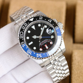 Greenwich Series Watches Coke Ring Sprite Ring Fully Automatic Mechanical Watch 904L Stainless Steel Waterproof Luminous Others