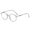 2021 TR90 Glasses Frame Men's and Women's Korean-style Round Transparent Color Flat Glasses for Students with Myopia Glasses Frame