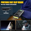Multifunctional Handheld Flashlight with Magnetic Clip Rechargeable Hands Free Clip Torch