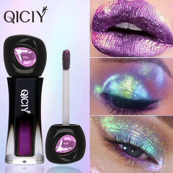 Cross-Border Exclusive Qiciy+ 6-Color Chameleon Eyeshadow Fine Shimmer Chameleon Eyeshadow Pearlescent Aegyo-Sal Liquid Eyeshadow