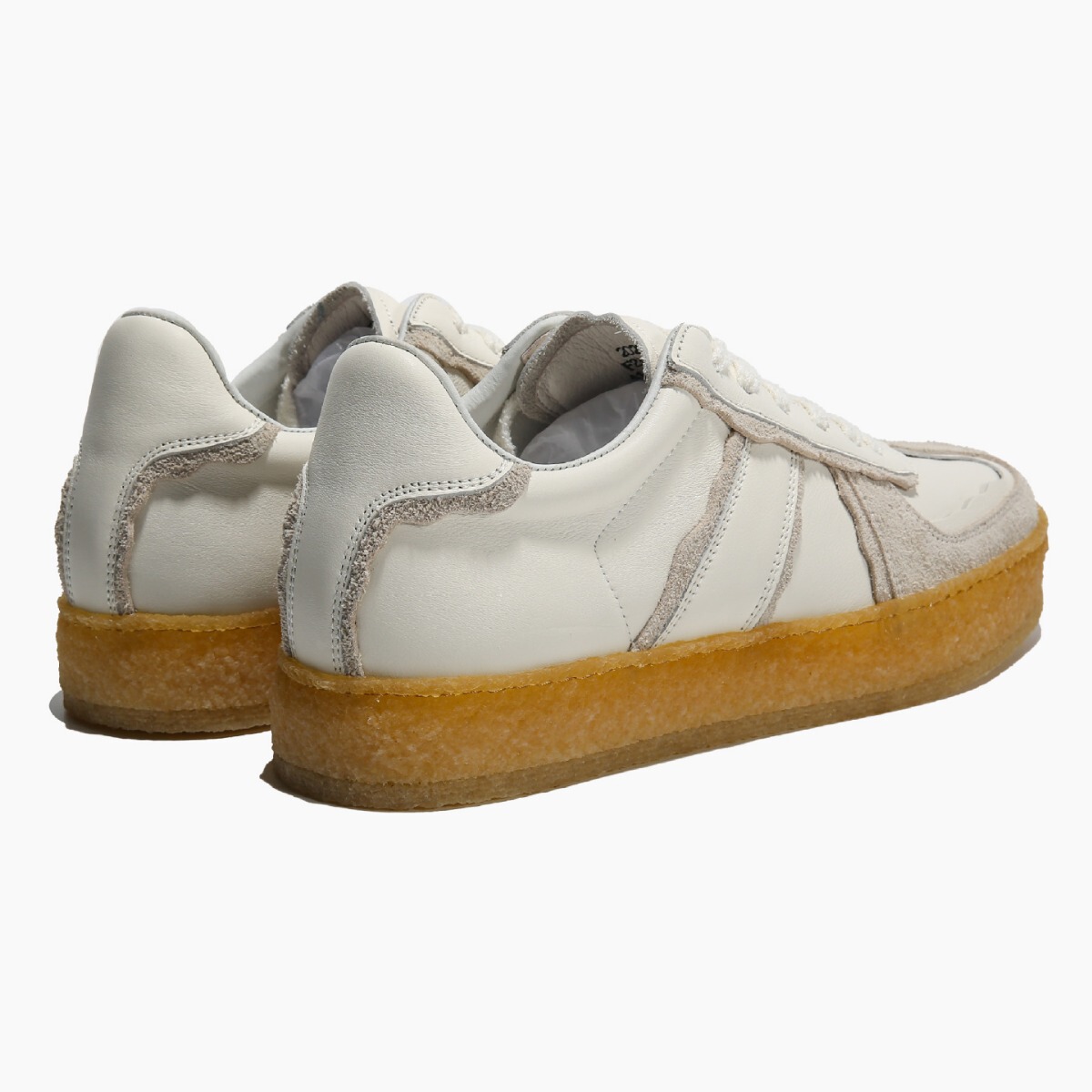 Giày sneaker nam da thật dễ phối đồ — Màu trắng