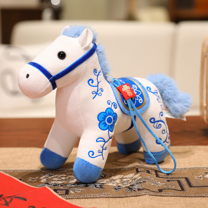 2026马年吉祥物毛绒玩具创意马上有钱年会活动小礼品小马玩偶公仔